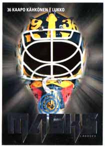 2017-18 Cardset MASKS #5of9 Kaapo Kähkönen (G) Lukko