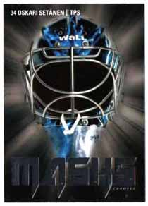 2017-18 Cardset MASKS #8of9 Oskari Setänen (G) TPS