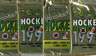 1991-92 O-Pee-Chee Premier Hockey Pussi