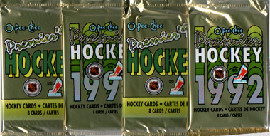 1991-92 O-Pee-Chee Premier Hockey Pussi