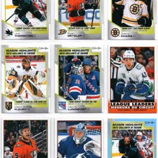 2020-21 O-Pee-Chee Hockey SEASON HIGHLIGHTS #592 Joe Thornton Sharks