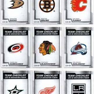 2020-21 O-Pee-Chee Hockey TEAM CHECKLIST #553 Boston Bruins