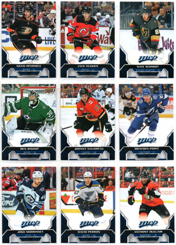 2020-21 UD MVP Hockey BLUE PARALLEL #91 Brayden Point Lightning