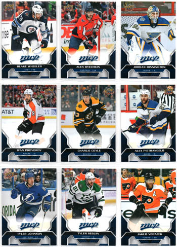 2020-21 UD MVP Hockey BLUE PARALLEL #109 Charlie Coyle Bruins