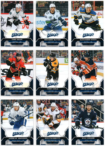 2020-21 UD MVP Hockey BLUE PARALLEL #116 Alexander Steen Blues