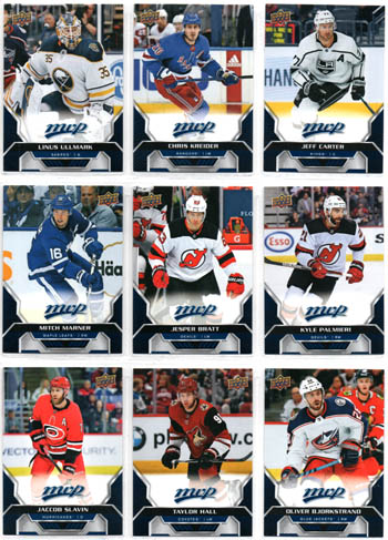 2020-21 UD MVP Hockey BLUE PARALLEL #157 Jaccob Slavin Hurricanes