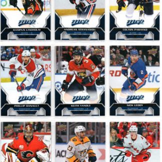 2020-21 UD MVP Hockey BLUE PARALLEL #160 Hampus Lindholm Ducks