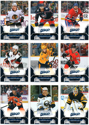 2020-21 UD MVP Hockey BLUE PARALLEL #10 Oliver Ekman-Larsson Coyotes