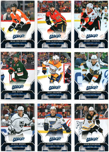 2020-21 UD MVP Hockey BLUE PARALLEL #55 David Pastrnak Bruins