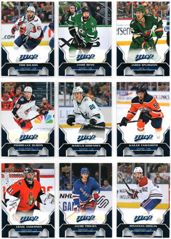 2020-21 UD MVP Hockey BLUE PARALLEL #83 Jacob Trouba Rangers