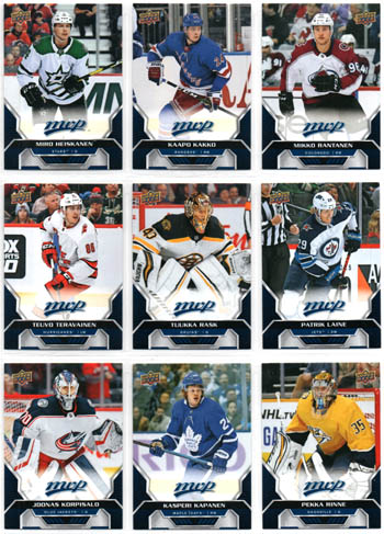 2020-21 UD MVP Hockey BLUE PARALLEL #18 Miro Heiskanen Stars