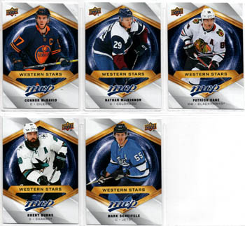 2020-21 UD MVP Hockey WESTERN STARS #WS-5 Mark Scheifele Jets