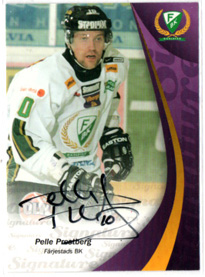 2006-07 SHL Elitset Pelle Prestberg Färjestads SIGNATURE
