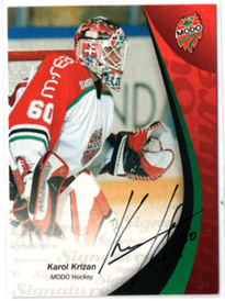 2006-07 SHL Elitset Karol Krizan (G) MoDo SIGNATURE