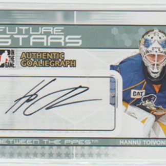 2010-11 Between The Pipes AUTOGRAPH Hannu Toivonen (G) Bruins #A-HT