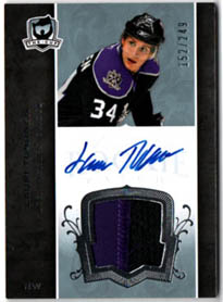2007-08 UD The Cup PATCH-AUTOGRAPH 152/249 Lauri Tukonen RC Kings #144