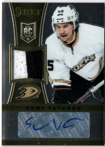2013-14 Select Rookies JERSEY AUTOGRAPHS Prime 35/50 Sami Vatanen RC Ducks #263