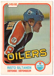 1981-82 O-Pee-Chee #122 Risto Siltanen Oilers