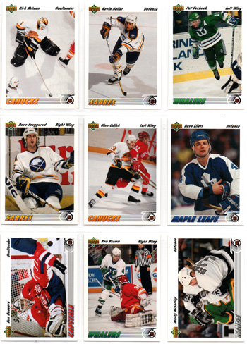 1991-92 Upper Deck Hockey #192 Kevin Haller RC Sabres