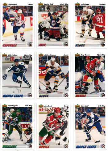 1991-92 Upper Deck Hockey #217 David Reid Maple Leafs