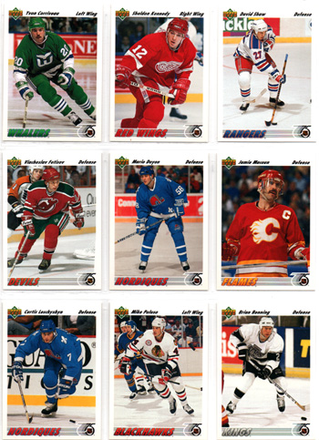 1991-92 Upper Deck Hockey #413 Curtis Leschyshyn Nordiques