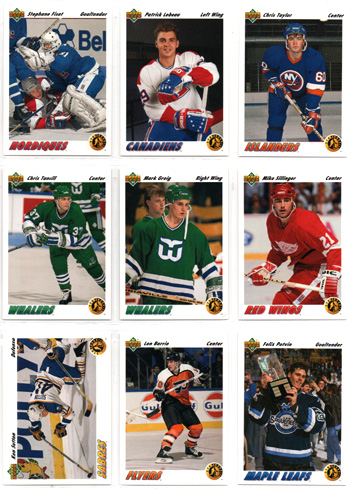 1991-92 Upper Deck Hockey #460 Felix Potvin (G) Star Rookie Maple Leafs
