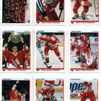 1990-91 Upper Deck Hockey #451 Team Canada Juniors