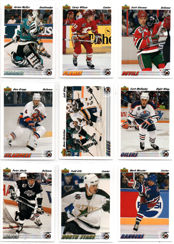 1991-92 Upper Deck Hockey #537 Jarmo Myllys (G) Sharks