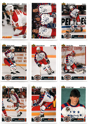 1991-92 Upper Deck Hockey #617 Jaromir Jagr All-Star Penguins