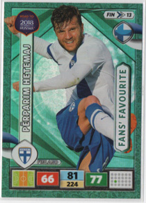 Road to 2018 FIFA WC FAN'S FAVORITE #13 Perparim Hetemaj FINLAND