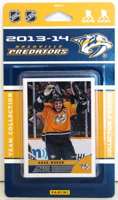 2013-14 Score Hockey Nashville Predators Team Set