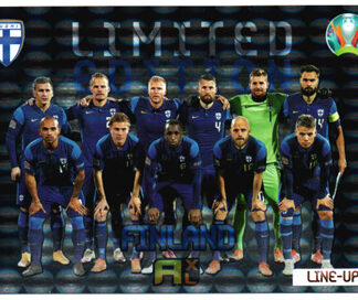 2020-21 Panini Kick Off Uefa EURO TEAM FINLAND Line-Up XL LIMITED Edition FINLAND