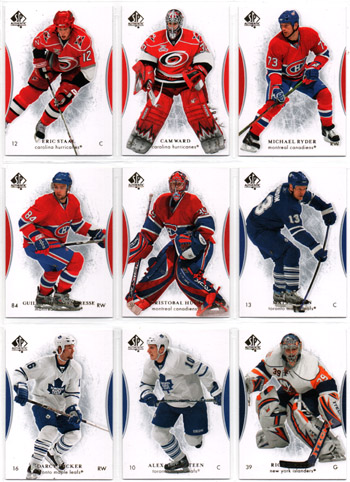 2007-08 SP Authentic #14 Cam Ward (G) Hurricanes