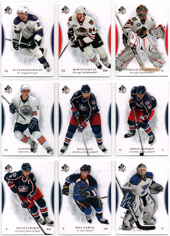 2007-08 SP Authentic #65 David Vyborny Blue Jackets