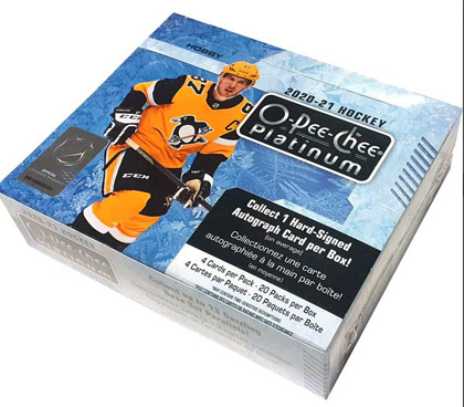 2020-21 O-Pee-Chee Platinum Hockey HOBBY Laatikko