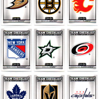 2021-22 O-Pee-Chee TEAM CHECKLIST #564 Los Angeles Kings