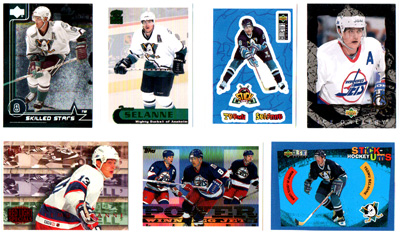 1995-96 Ultra Fleer RED LIGHT SPECIALS #S18 Teemu Selanne Jets