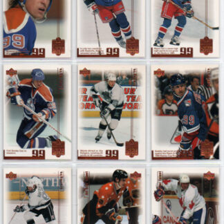 1999 Wayne Gretzky Living Legend #43 Wayne Gretzky Oilers, playing Montreal