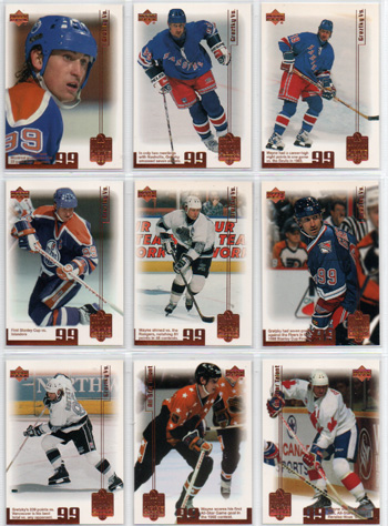 1999 Wayne Gretzky Living Legend #47 Wayne Gretzky Kings, playing Rangers