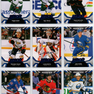 2022-23 UD MVP Hockey BLUE PARALLEL RC #241 Mark Kastelic SP RC Senators