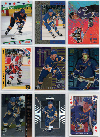 Brett Hull Hockey Cards - Image 3