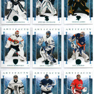2022-23 Artifacts GOALIE TURQUOISE PARALLEL #141 Connor Hellebuyck (G) Jets