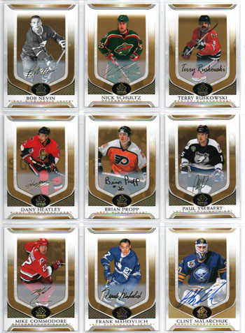 2020-21 SP Signature Edition Legends GOLD #243 Greg de Vries Avalanche