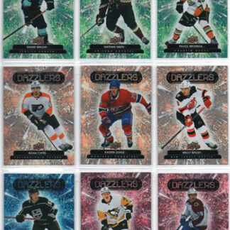 2022-23 UD Series 2 DAZZLERS BLUE #59 Nikita Okhotiuk Devils