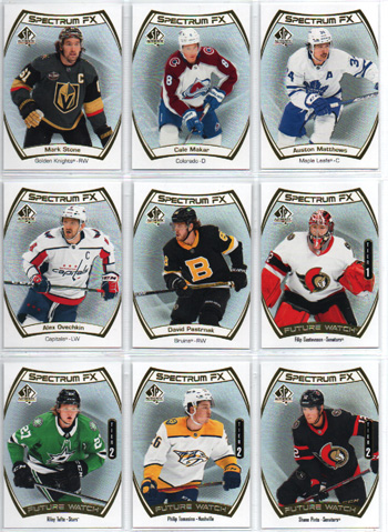 2021-22 SP Authentic SPECTRUM FX-UNSCRATSHED #S-4 Mark Stone Golden Knights