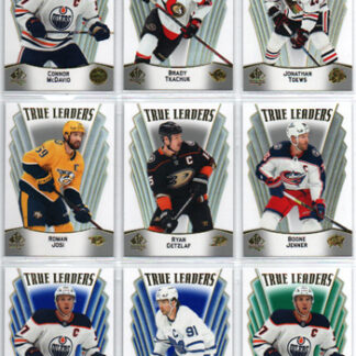 2021-22 SP Authentic Hockey TRUE LEADERS #TL-1 Connor McDavid Oilers
