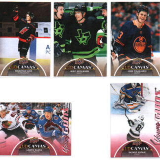 2021-22 UD Series 1 UD CANVAS #C134 Sebastian Aho Hurricanes