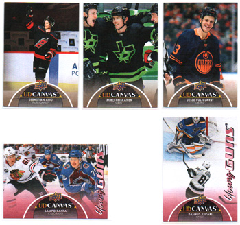 2021-22 UD Series 1 UD CANVAS #C134 Sebastian Aho Hurricanes