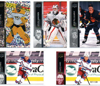 2021-22 UD Series 1 UD EXCLUSIVE 037/100 #121 Kaapo Kakko Rangers