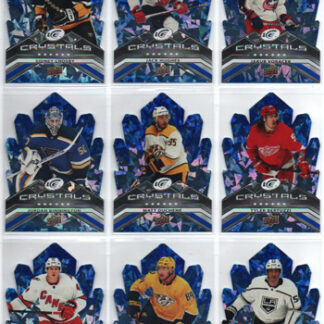 2021-22 UD Ice Hockey CRYSTALS #IC-20 Jack Hughes Devils